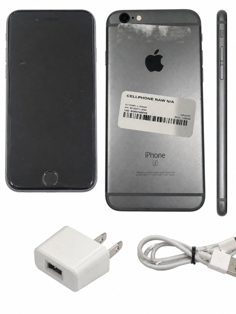 iPhone 6S 128GB Unlocked Black BH 100% Fully Functional #2P